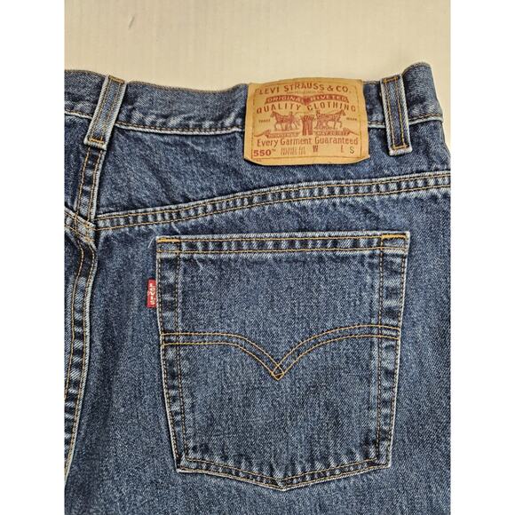 Vintage Levi's 550 Relaxed Fit Tapered Leg Jeans Women's Size 20 Short USA MADE - Picture 11 of 11
